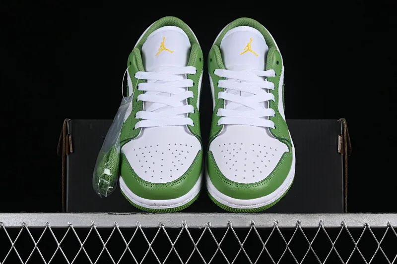 All categories Air Jordan Jordan series basketball shoes Air Jordan 1 Low Air Jordan 1 Low AJ1 Joe 1 white green low-top cultural basketball shoes HF4823-100